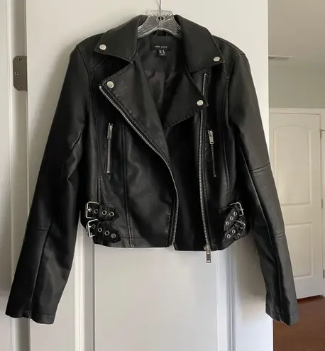 New look leather jacket discount