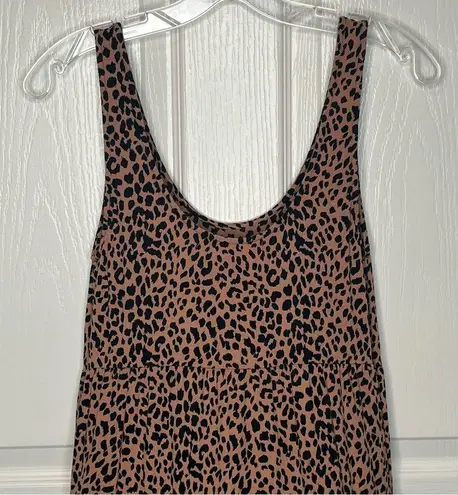 Saltwater Luxe Sz XS Noah Mini Dress Wild Cheetah Animal Print Sleeveless