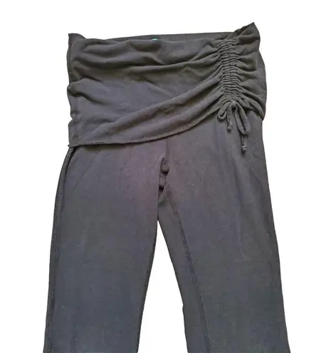 Reprise Bloom Leggings Women Medium Maternity Yoga Black Full Length Wide Leg Size undefined