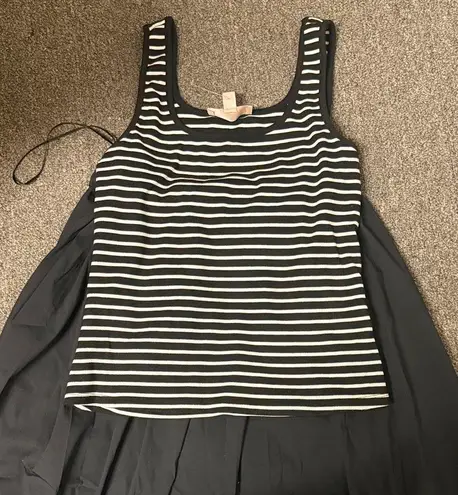 Philosophy  Classic Black A-Line Skirt Set