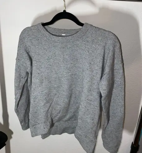 Lululemon Gray Knit Sweater