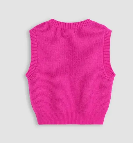 Cider Solid Round Neckline Knitted Vest