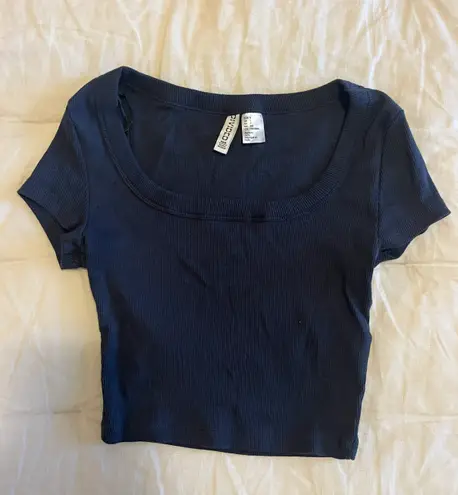 H&M Blue Crop Top