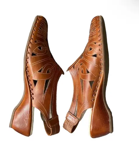 Pikolinos Vintage Leather Slingback Mules Shoes – Size 41 (US 10)