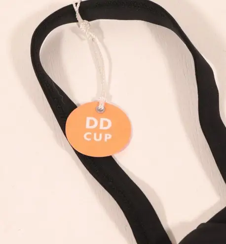 Seafolly NWT X Revolve Pop Block Wrap Front DD Cup Bralette in Black