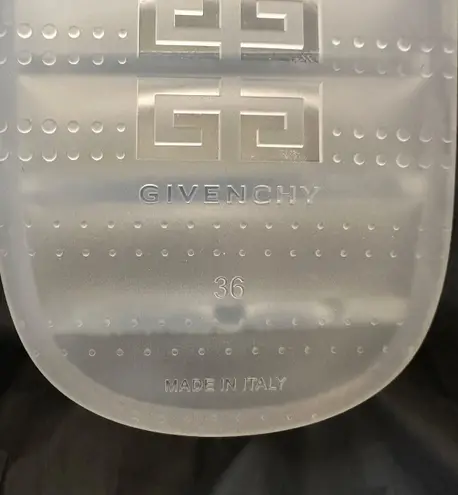 Givenchy Slides Sandals Transparent Rubber
