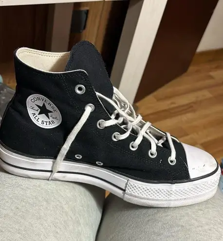 Converse Black Hightops