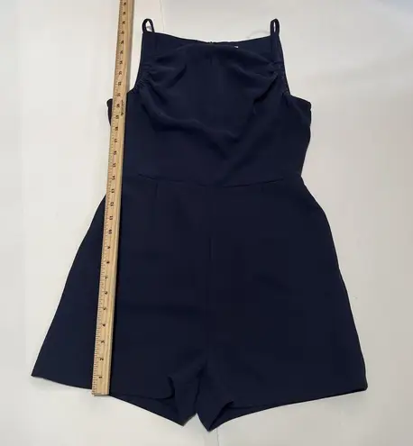 Reiss Sz 4 Navy Jumpsuit Romper With Pockets