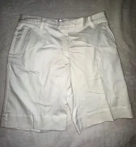 Lady Hagen Golf Shorts Womens 12 White Golfing Casual Activewear