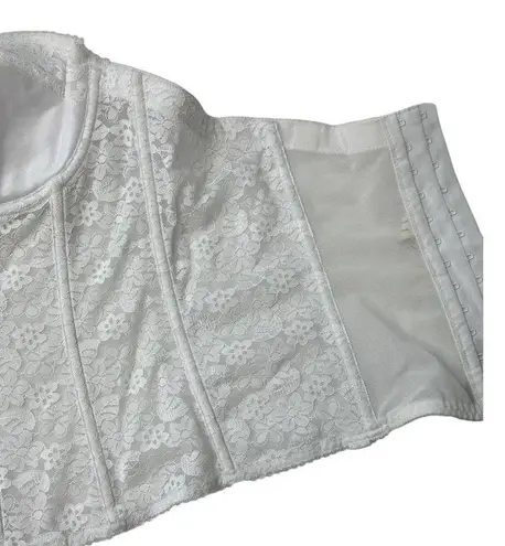 Dominique Colette Underwire Strapless Bustier 8949 White Size 40C