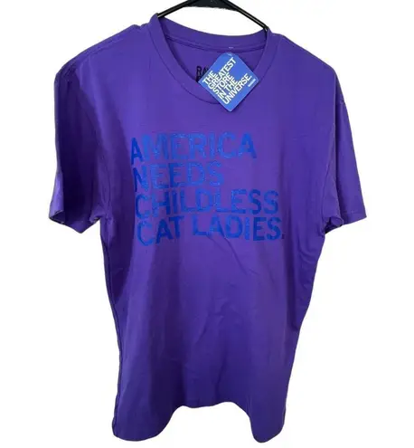 NWT Raygun Funny Graphic Tee Purple Size M