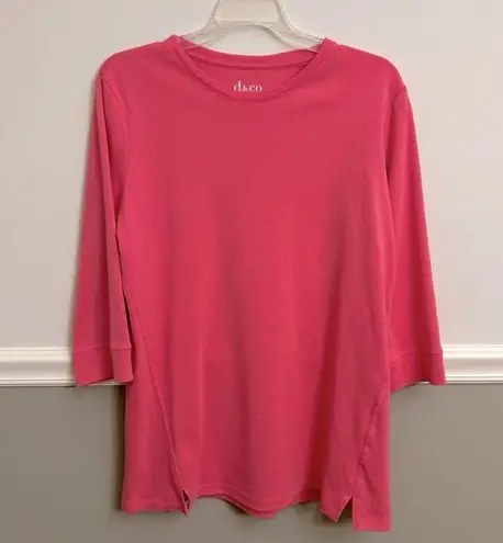 Women’s Denim & Co. Essentials Dark Pink 3/4