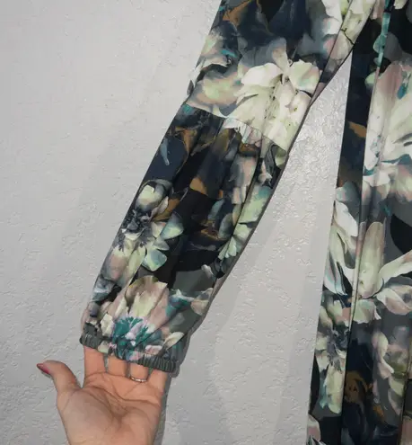 Kate & Mallory New Gray Watercolor Floral Shift Dress Size Medium