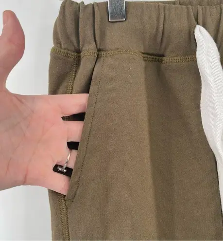 Seafolly Jogger Pants Sweatpants Olive Green Lounge Casual Soft NWOT Extra Small