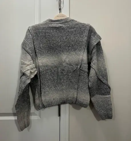 IRO Gray Knit Valya Sweater Size XS $365