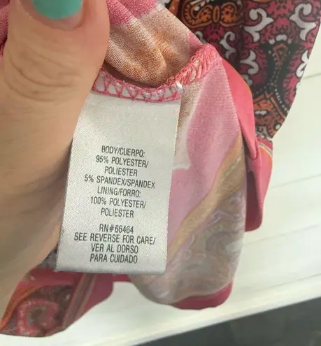 Sandra Darren Women’s 16W Floral Midi Dress