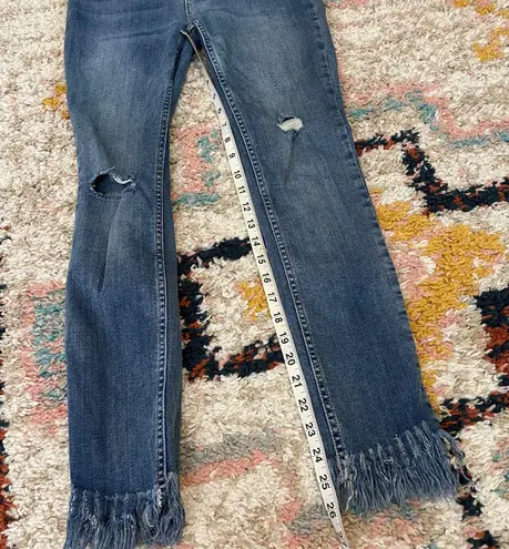 Free People Great Heights frayed hem distressed skinny jeans