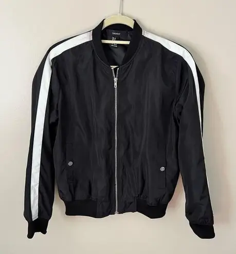 Forever 21  Black Bomber Jacket | M