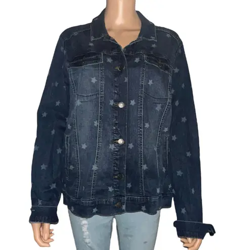 Sonoma Star Print Everyday Jean Jacket