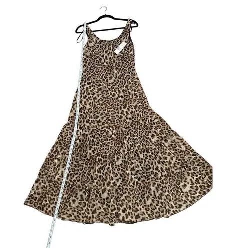 Jessica Howard Leopard Maxi Dress Size 10