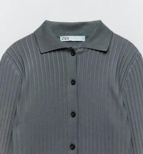 ZARA NWT  KNIT POLO SWEATER