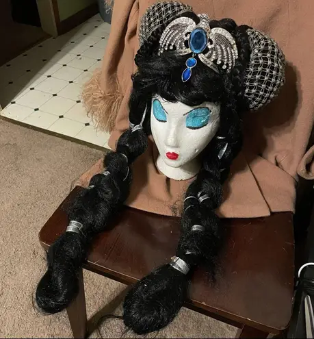 Ravenclaw diadem plait wig Black