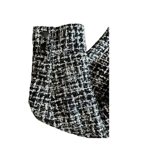 Coldwater Creek Women's Black White Boucle Asymmetrical Jacket Size 14