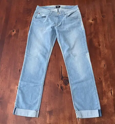 Hudson Jeans Hudson Bacara Light Wash Straight Flood Cuff Jeans