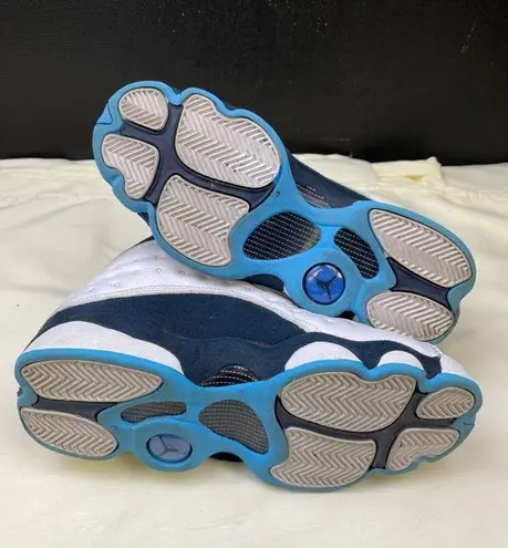 Nike AIr Jordan Obsidian Womens White Blue Sneakers Shoes Size 5Y SKU 6489