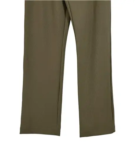 Boston Proper Beyond Travel Olive Green Knit Stretch Waist Pants SHORT Small