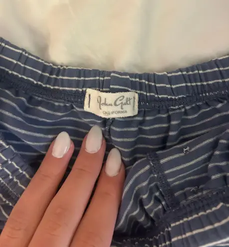 Brandy Melville Stripped Blue Pajama Shorts