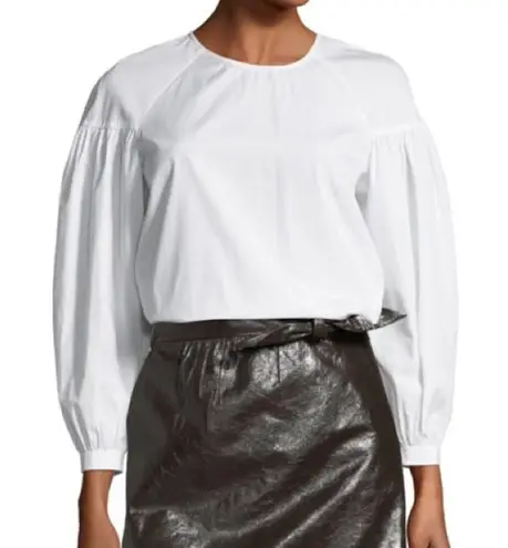 ALC Frank A.L.C. Revolve Baizen White Puff Long Sleeve Classic Italian Cotton Poplin Top