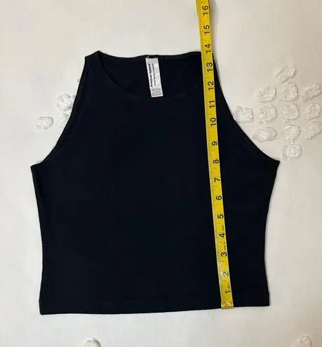 American Apparel Crop Tank - Black - S