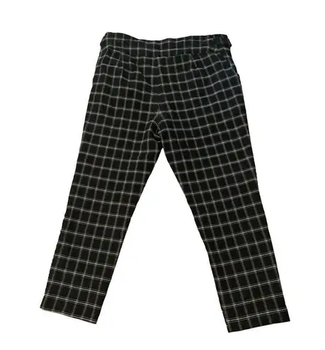 Maurice's  Checkered Straight Leg Leggings Pants Career Formal Workwear