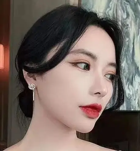 Crystal Tassel Pearl Beaded Stud Drop Earring Gold