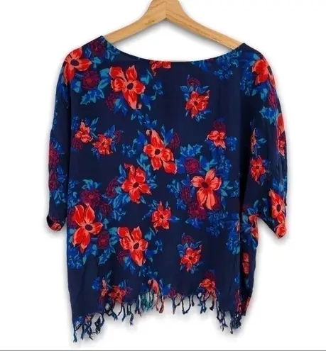 Plenty By Tracy Reese - Floral Fringe Tee - L