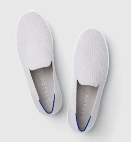 Rothy's  Salt White Honeycomb Knit Sneakers 9.5