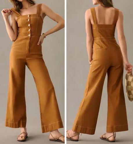 Maeve Anthropologie The Colette Button Front Jumpsuit, Size 22W