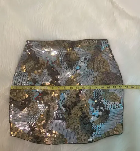 EXPRESS Sequin Mini Skirt Size S NWT