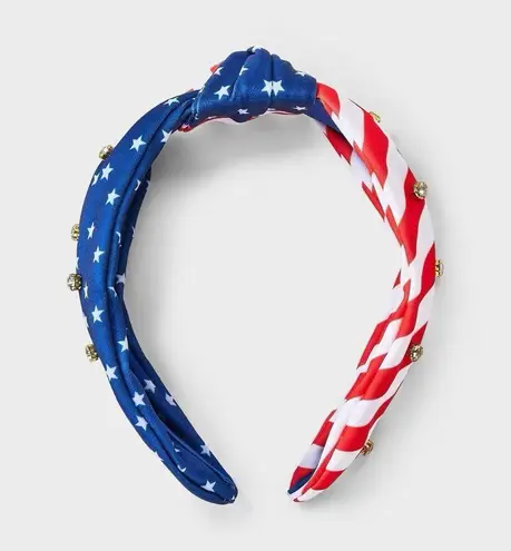 Americana nwt Rhinestone Top Knot Headband