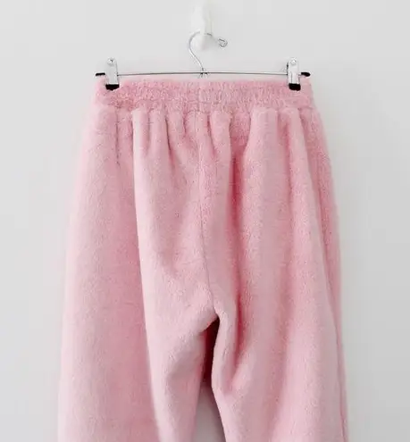 Apparis X Juicy Couture Nicole Faux Fur Track Pants in Juicy Pink NWT