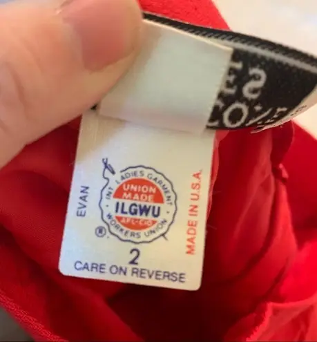 Evan Picone Vintage Pencil Skirt Bright Pink Union Made