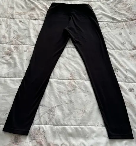 Felina Black Super Soft Mid Rise Leggings, size S