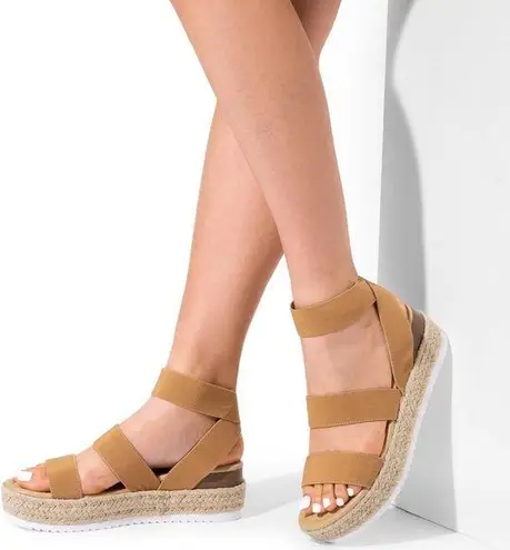 Dream Paris DREAM PAIRS Platform Sandals for Women’s Comfortable Espadrille Wedge Sandals
