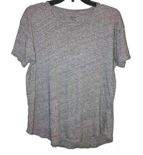 Madewell Crew Neck Heather Short Sleeve T-Shirt Grey Medium