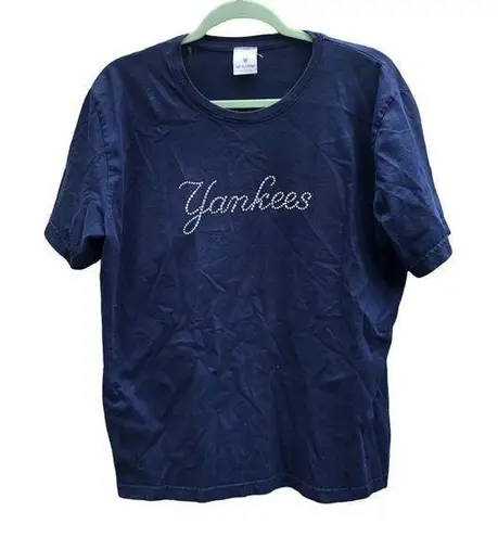 NY YANKEES WOMENS JEWELED TEE Size XL