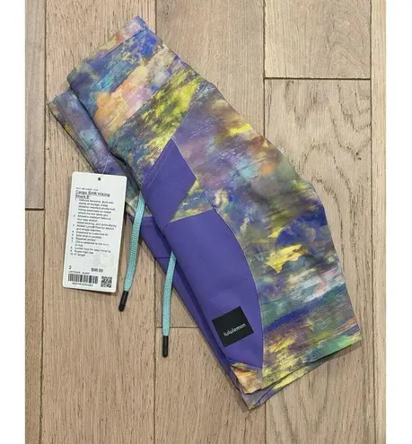 Lululemon Cargo SHR Super High Rise Hiking Short Altered Nature Multi Size 2 NWT Purple