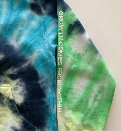 By Samii Ryan | BSR Logo Multicolor Tie Dye Hoodie Sweatshirt Small Blue