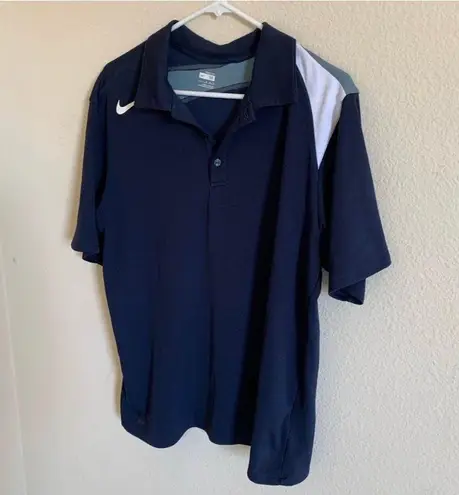 Nike FitDry Dark blue Vintage Polo size M