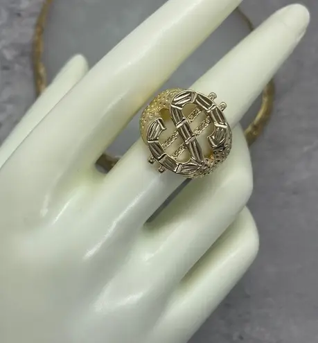 Dollar Sign Money Gold Ring